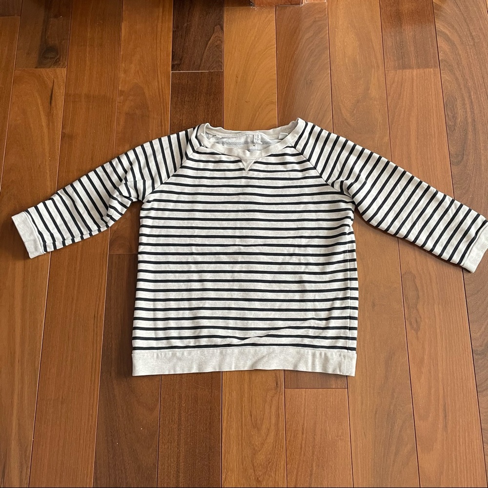Vintage Esprit De Corp Striped Terry Sweatshirt
